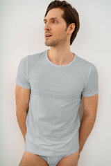 Marškinėliai vyrams Utenos trikotažas U4105B-OEX_1648R15, pilki цена и информация | Мужские футболки | pigu.lt