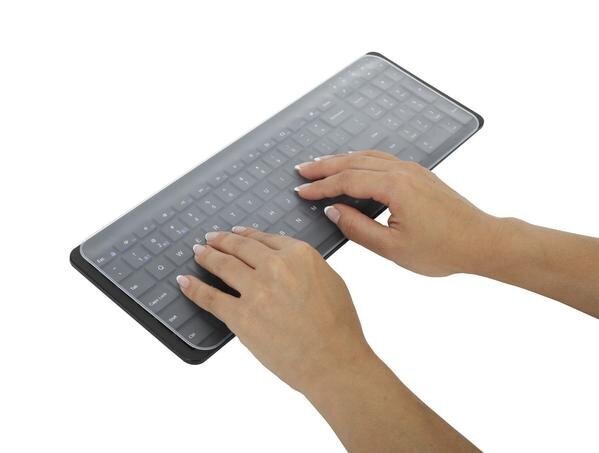 Klaviatūros apsauga TARGUS® Universal Silicone Keyboard Cover, Large kaina ir informacija | Klaviatūros | pigu.lt