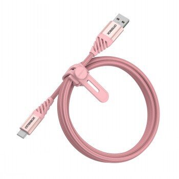 OTTERBOX PREMIUM CABLE USB A - USB-C, 1M, ROSE GOLD цена и информация | Kabeliai ir laidai | pigu.lt