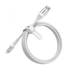 OTTERBOX PREMIUM CABLE USB A - LIGHTNING, 2M, WHITE цена и информация | Кабели и провода | pigu.lt