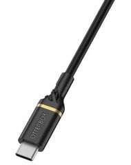 OTTERBOX CABLE USB C-C, 1M, PD FAST CHARGE, BLACK цена и информация | Кабели и провода | pigu.lt