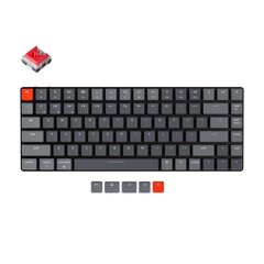 Klaviatūra Keychron K3 mechaninė 75% (bevielė, RGB, Hot-swap, US, Keychron Optical Red) kaina ir informacija | Klaviatūros | pigu.lt