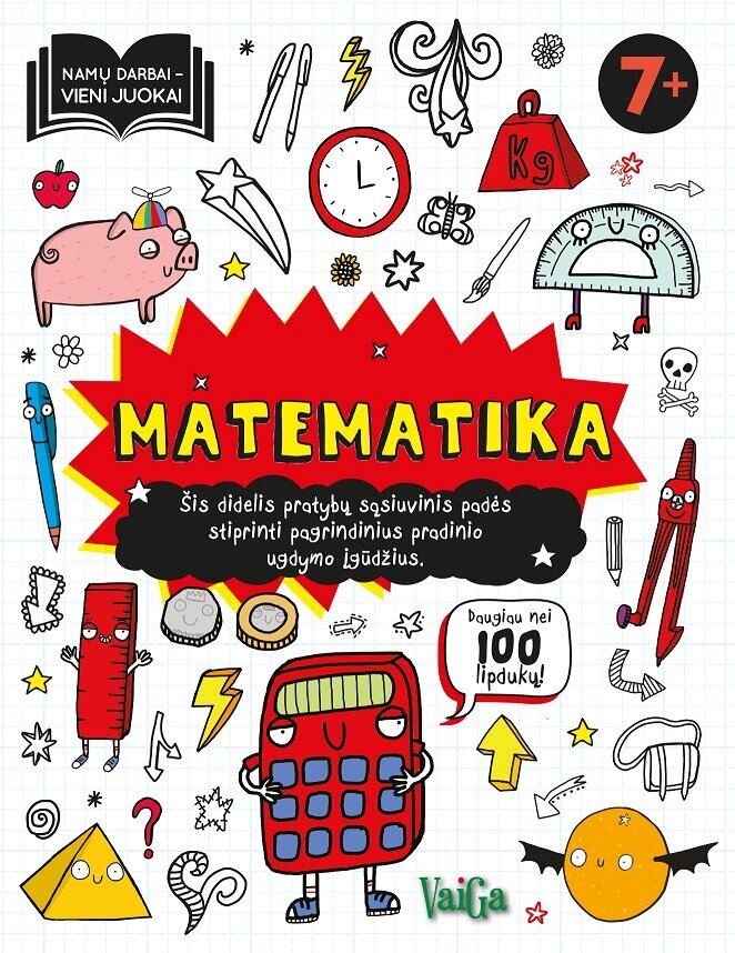 Matematika 7+ . Namų darbai - vieni juokai kaina ir informacija | Lavinamosios knygos | pigu.lt