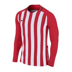 Футболка мужская Nike Striped Division III LS Jersey M 894087658, красная цена и информация | Мужские футболки | pigu.lt