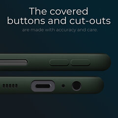 Чехол Moozy Lifestyle для Samsung A12, темно-Зеленый цена и информация | Чехлы для телефонов | pigu.lt