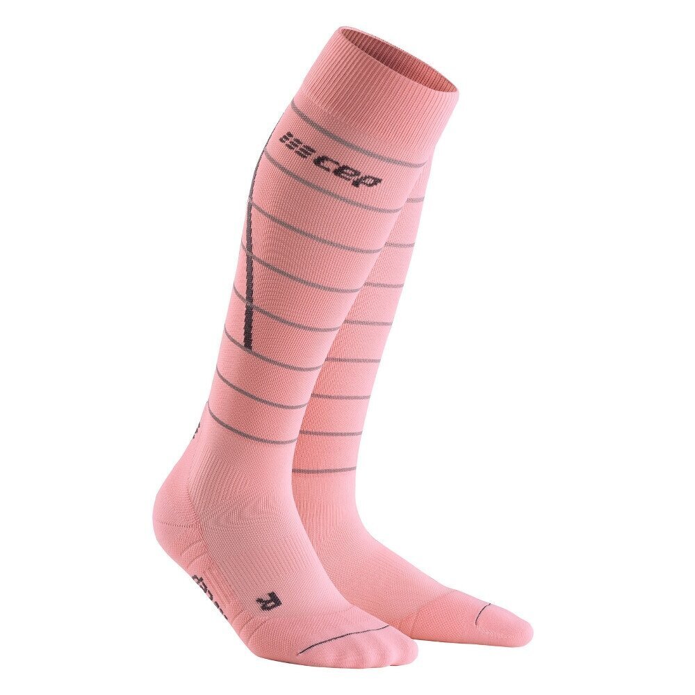 Kompresinės kojinės moterims CEP Reflective IV WP401Z4000, rožinės цена и информация | Įtvarai | pigu.lt