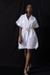 Itališka lininė suknelė moterims Lumina, balta kaina ir informacija | Suknelės | pigu.lt