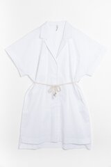 Итальянское льняное платье женское Lumina, белое цена и информация | Платья | pigu.lt