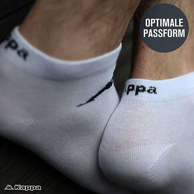 Sportinės kojinės Kappa Zollo 12 kojinių poros balta kaina ir informacija | Vyriškos kojinės | pigu.lt
