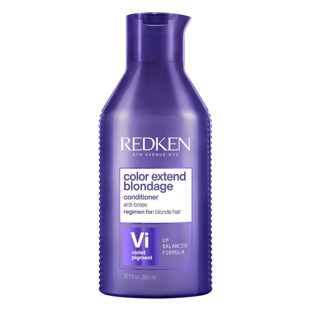 Spalvą fiksuojantis kondicionierius šviesiems plaukams Redken Color Extend Blondage Purple, 250 ml kaina ir informacija | Balzamai, kondicionieriai | pigu.lt