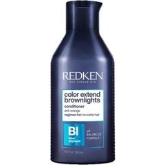 Кондиционер для каштановых волос Redken Color Extend Brownlights, 300 мл цена и информация | Бальзамы, кондиционеры | pigu.lt