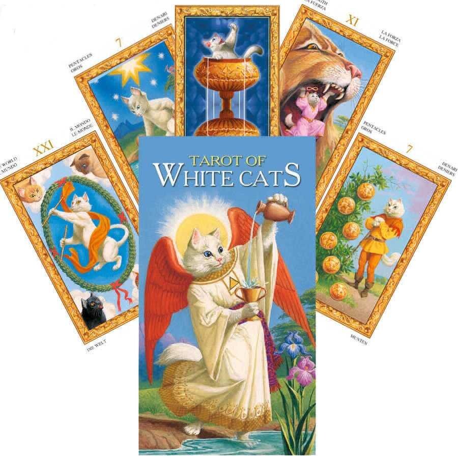 Taro Kortos Tarot Of White Cats kaina ir informacija | Ezoterika | pigu.lt