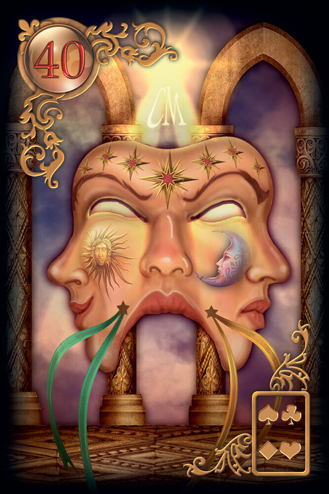 Taro Kortos Gilded Reverie Lenormand kaina ir informacija | Ezoterika | pigu.lt