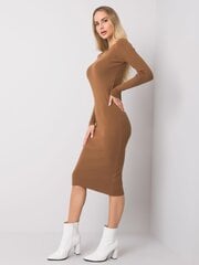 Suknelė moterims, ruda kaina ir informacija | Suknelės | pigu.lt