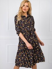 Abito Moda женксое платье 234020 01, голубой/бежевый 234020*01-ONE цена и информация | Платья | pigu.lt