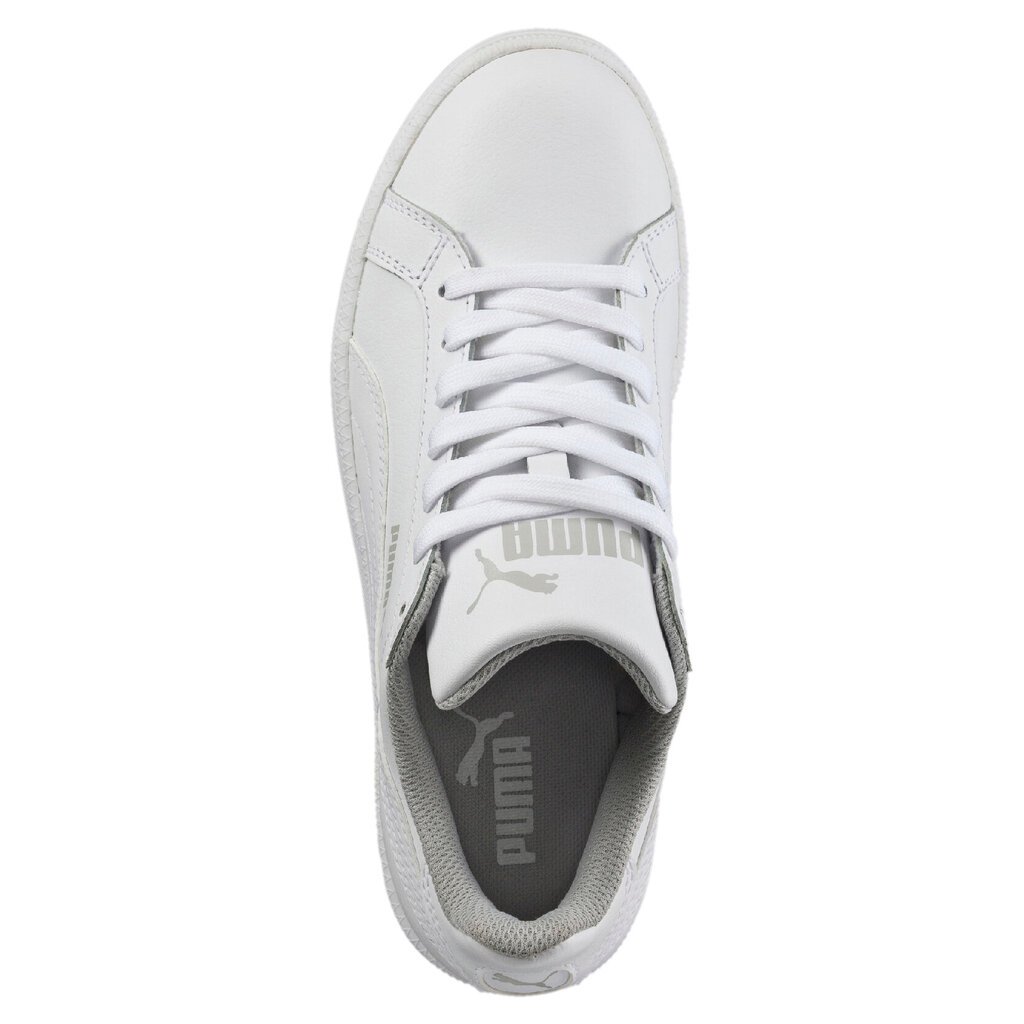 PUMA baltos spalvos laisvalaikio batai vaikams Puma Smash FUN L Jr white-white - 36016204 36016204.22,5 цена и информация | Sportiniai batai vaikams | pigu.lt