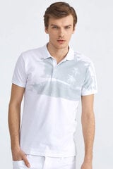 Polo marškinėliai XINT 501674BEYAZ kaina ir informacija | Vyriški marškinėliai | pigu.lt