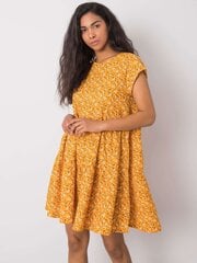 Stitch & Soul Желтое узорчатое платье с воланами цена и информация | Платья | pigu.lt