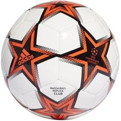 Мяч Adidas Ucl Clb Ps White Orange цена и информация | Футбольные мячи | pigu.lt