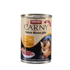 Консервы Carnes ADULT с курицей и уткой 0,4 кг цена и информация | Carny Товары для животных | pigu.lt