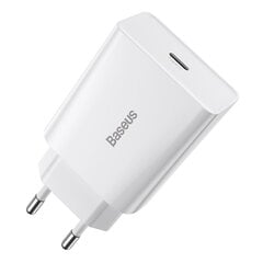 Įkroviklis Baseus Speed Mini EU USB Type C 20W 3A Power Delivery Quick Charge (CCFS-SN02) kaina ir informacija | Krovikliai telefonams | pigu.lt