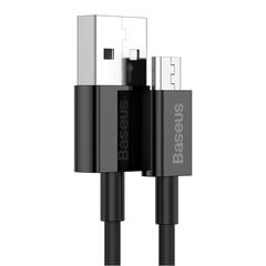 Kabelis Baseus USB - micro USB BSU2822BLK kaina ir informacija | Laidai telefonams | pigu.lt