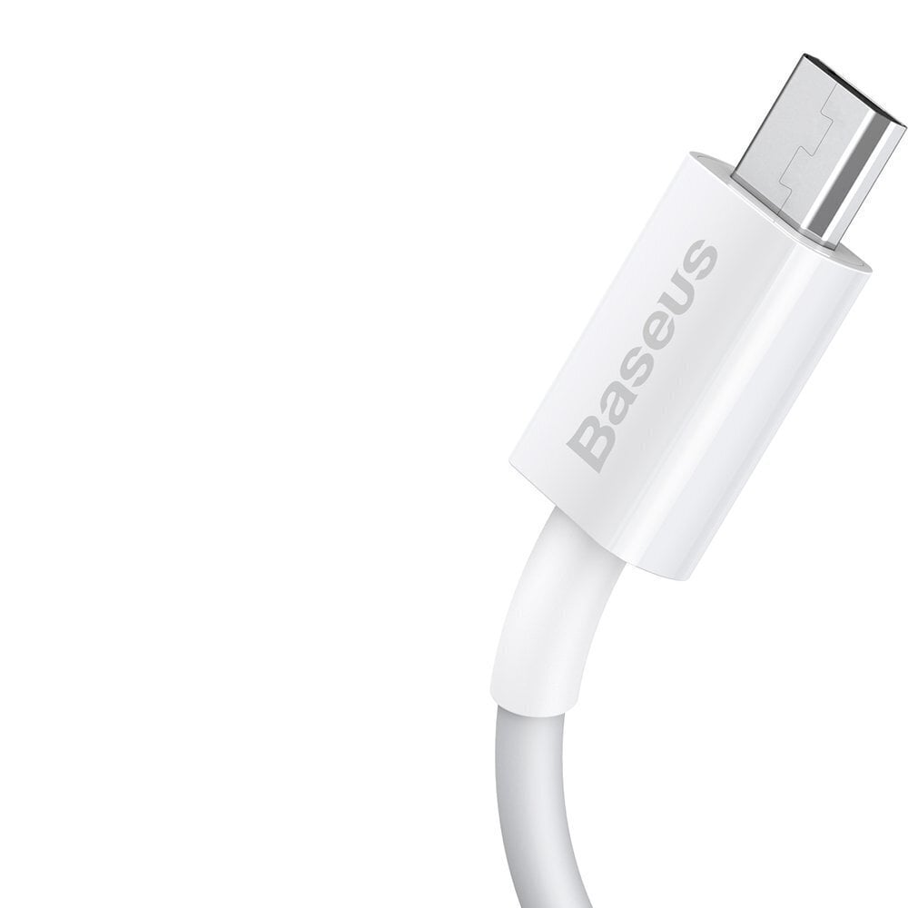 Kabelis Baseus Superior Series USB - micro USB fast charging data cable 2A, 1m (CAMYS-02) kaina ir informacija | Laidai telefonams | pigu.lt