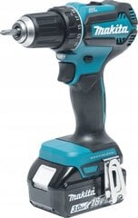 Дрель/шуруповерт Makita DDF485RF3J, 18 В, с аккумулятором цена и информация | Шуруповерты, дрели | pigu.lt