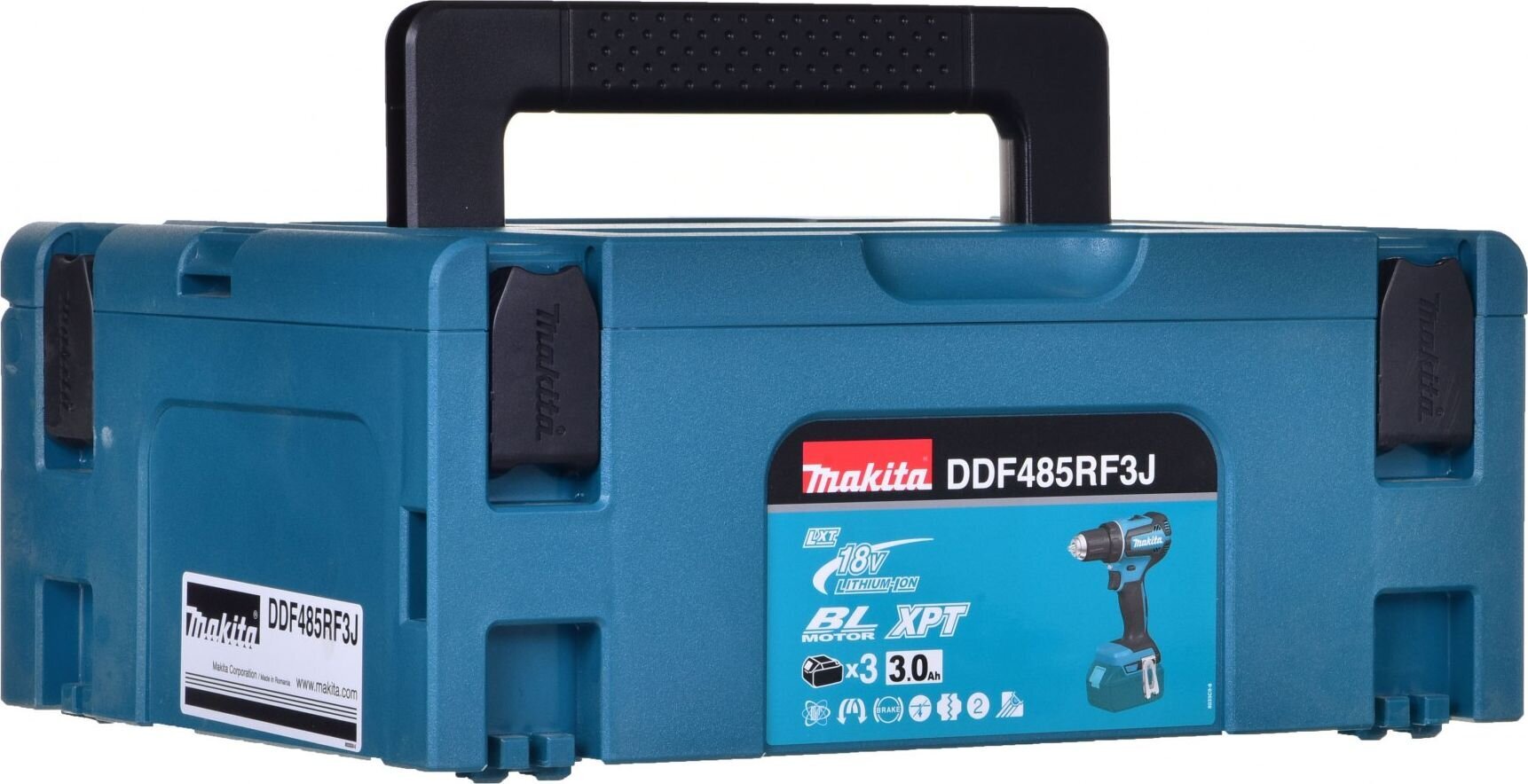 Gręžtuvas/suktuvas Makita DDF485RF3J, 18 V, su akumuliatoriumi цена и информация | Suktuvai, gręžtuvai | pigu.lt