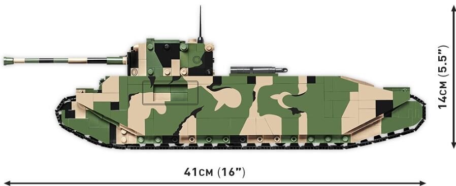 Surenkamas modelis WWII BritishTOG II SHT TankMus Cobi, 2544, 1225 d. kaina ir informacija | Konstruktoriai ir kaladėlės | pigu.lt