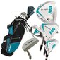 Pradedančiųjų golfo įrangos rinkinys, skirtas kairiarankėms moterims цена и информация | Golfas | pigu.lt