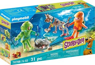 70708 PLAYMOBIL® Scooby-Doo! Приключения с дайвером-призраком цена и информация | Конструкторы и кубики | pigu.lt