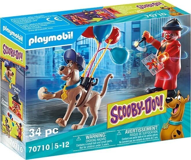 70710 PLAYMOBIL® Scooby-Doo! Nuotykiai su vaiduokliu klounu kaina ir informacija | Konstruktoriai ir kaladėlės | pigu.lt