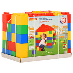 Блоки игрушки Полесье, 134 шт. цена и информация | Конструкторы и кубики | pigu.lt