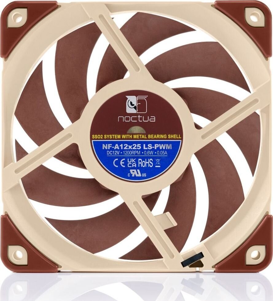 Noctua NF-A12x25 LS-PWM цена и информация | Kompiuterių ventiliatoriai | pigu.lt