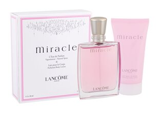 Rinkinys Lancome Miracle: EDP moterims 50 ml + kūno losjonas 50 ml kaina ir informacija | Kvepalai moterims | pigu.lt