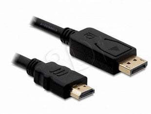 Delock, DP/HDMI, 3 м цена и информация | Кабели и провода | pigu.lt