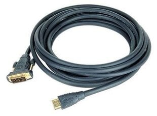 KABEL DO MONITORA DVI-D(18+1) - HDMI(19PIN) M/M 3M kaina ir informacija | Kabeliai ir laidai | pigu.lt