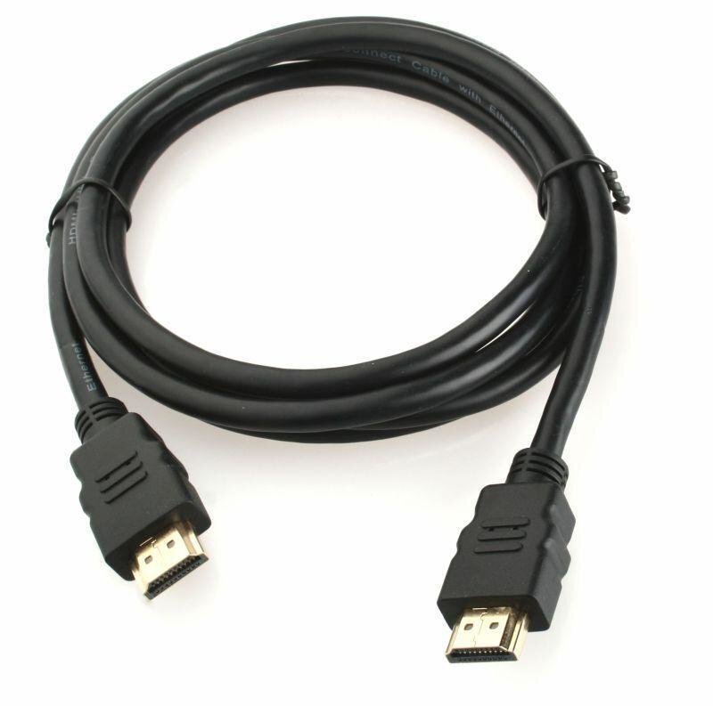 Monitoriaus kabelis HDMI v.1.4 (19PIN) M/M 1.8m kaina ir informacija | Kabeliai ir laidai | pigu.lt