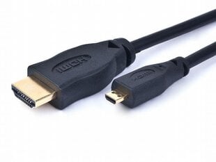 Кабель HDMI-micro HDMI (A-D), 1,8 м цена и информация | Кабели и провода | pigu.lt