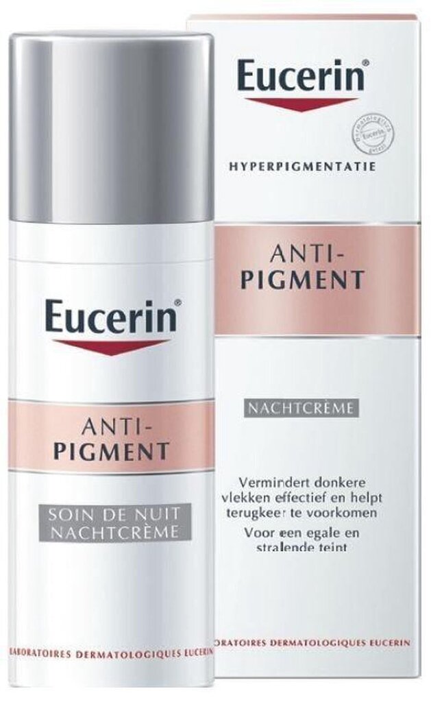 Naktinis veido kremas nuo pigmentinių dėmių Eucerin Anti-Pigment 50 ml  kaina | pigu.lt