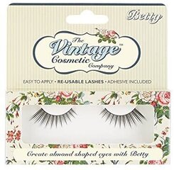 Dirbtinės blakstienos The Vintage Cosmetic Betty, 1 pora kaina ir informacija | Priklijuojamos blakstienos, blakstienų rietikliai | pigu.lt