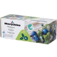 Пакеты для заморозки Marjukka, 3 л, 30 шт. цена и информация | Кухонная утварь | pigu.lt