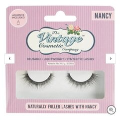 Dirbtinės blakstienos The Vintage Cosmetic Nancy, 1 pora kaina ir informacija | Priklijuojamos blakstienos, blakstienų rietikliai | pigu.lt