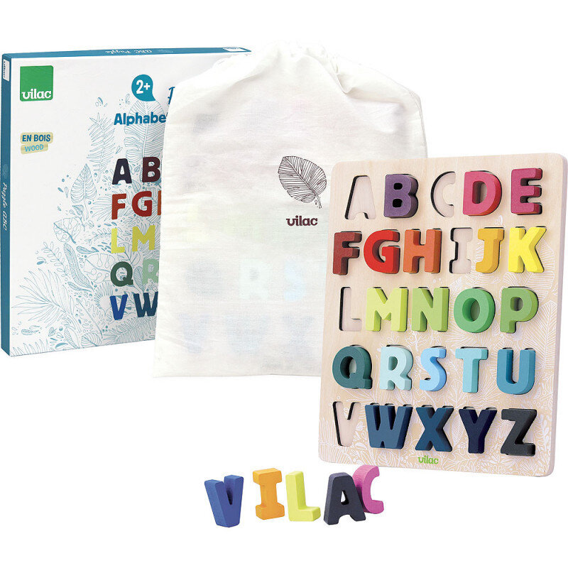 Medinės raidės Vilac kaina ir informacija | Žaislai kūdikiams | pigu.lt