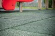 Guminė grindų danga vaikų žaidimų aikštelėms 40 mm, žalia kaina ir informacija | Vaikų žaidimų nameliai | pigu.lt