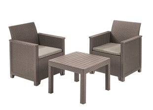 Комплект садовой мебели Emma Balcony Set with table Classic, бежевый цена и информация | Комплекты уличной мебели | pigu.lt