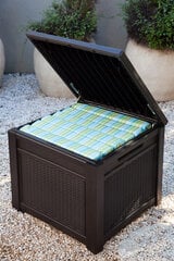 Cube box daiktadėžė 208 L, ruda kaina ir informacija | Daiktadėžės | pigu.lt