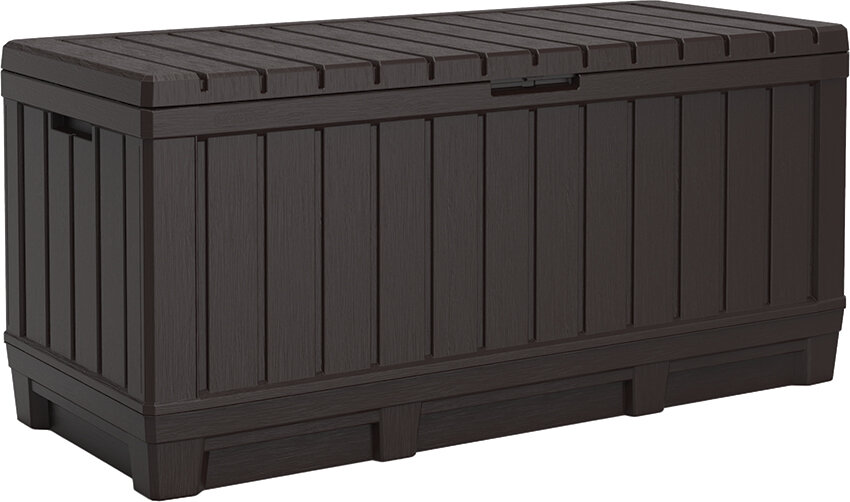 Daiktadėžė Kentwood Storage Box, 350 l, ruda kaina ir informacija | Komposto dėžės, lauko konteineriai | pigu.lt