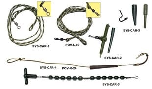 Карповая система Akara SYS-CAR-2 цена и информация | Другие товары для рыбалки | pigu.lt